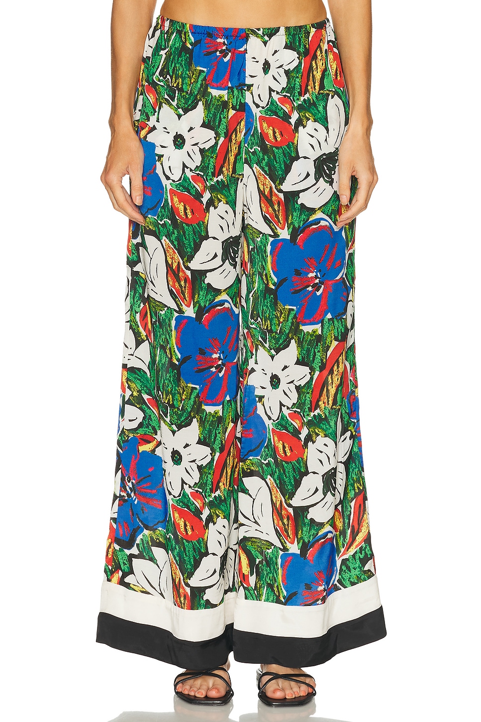 Image 1 of SIMONMILLER Nella Pant in Tropical Floral Print Combo
