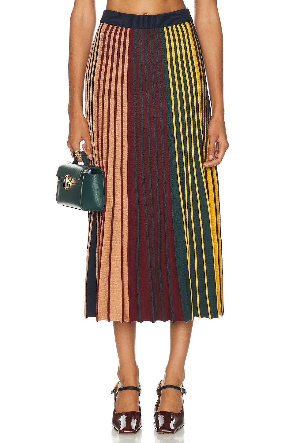 Image 1 of SIMONMILLER Celia Knit Skirt in Multicolor