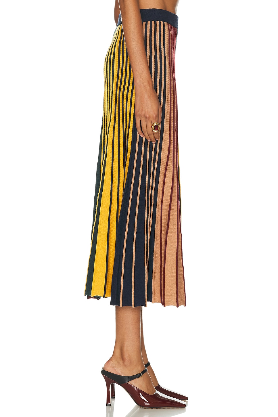 Simonmiller Celia Knit Skirt In Gray