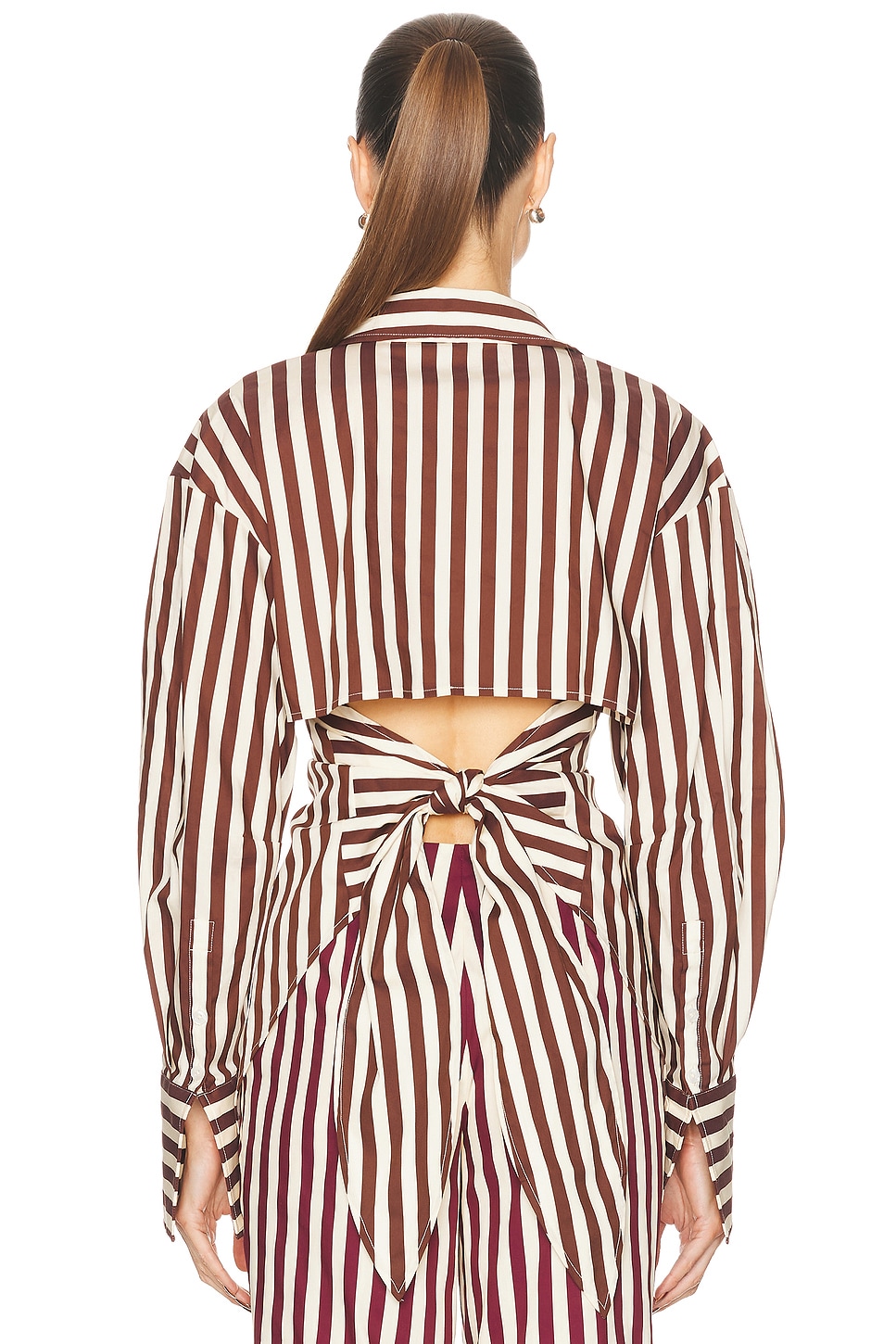 Simon Miller Loch Poplin Button Up Top