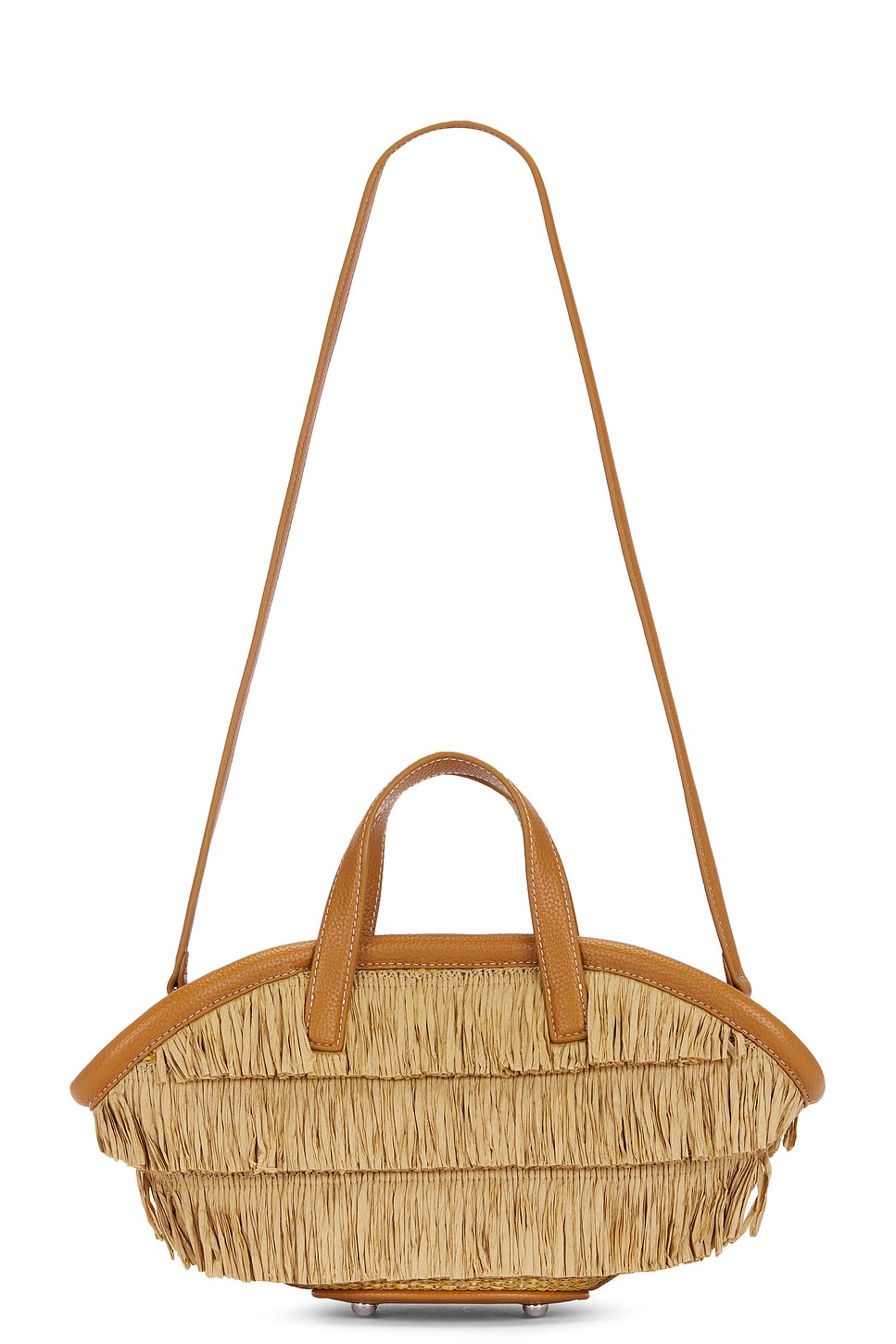 Simonmiller Mini Fringe Mercado Tote Bag In Brown