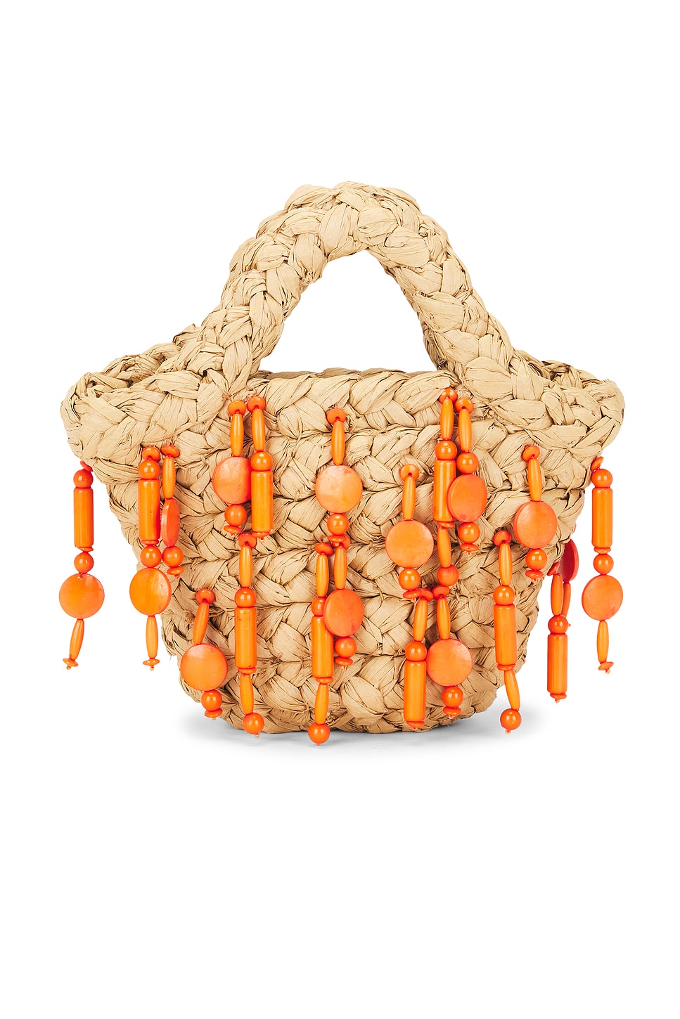 SIMONMILLER Mini Beaded Mercado Tote Bag