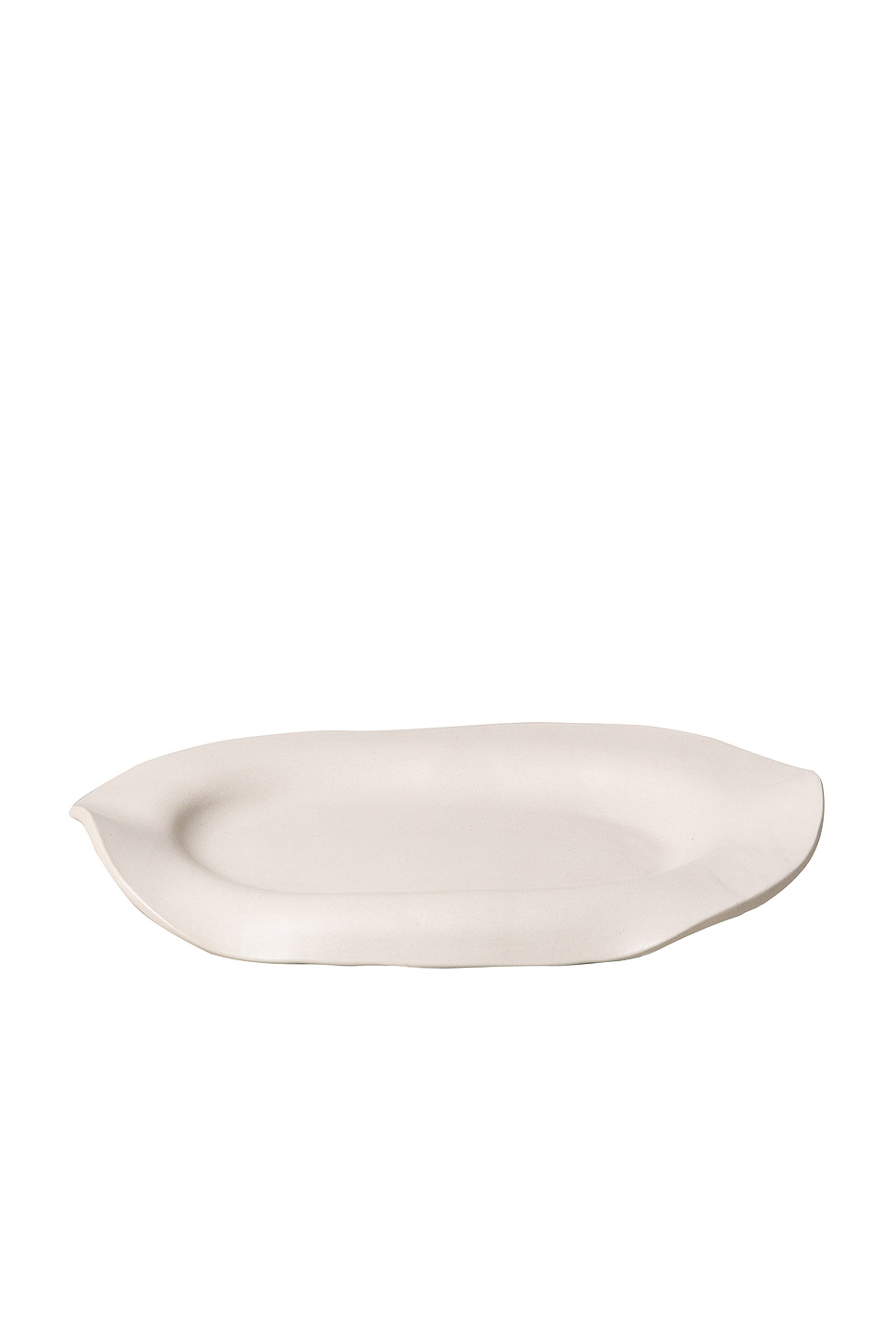 Image 1 of SIN Manta Oval Platter in Alabaster