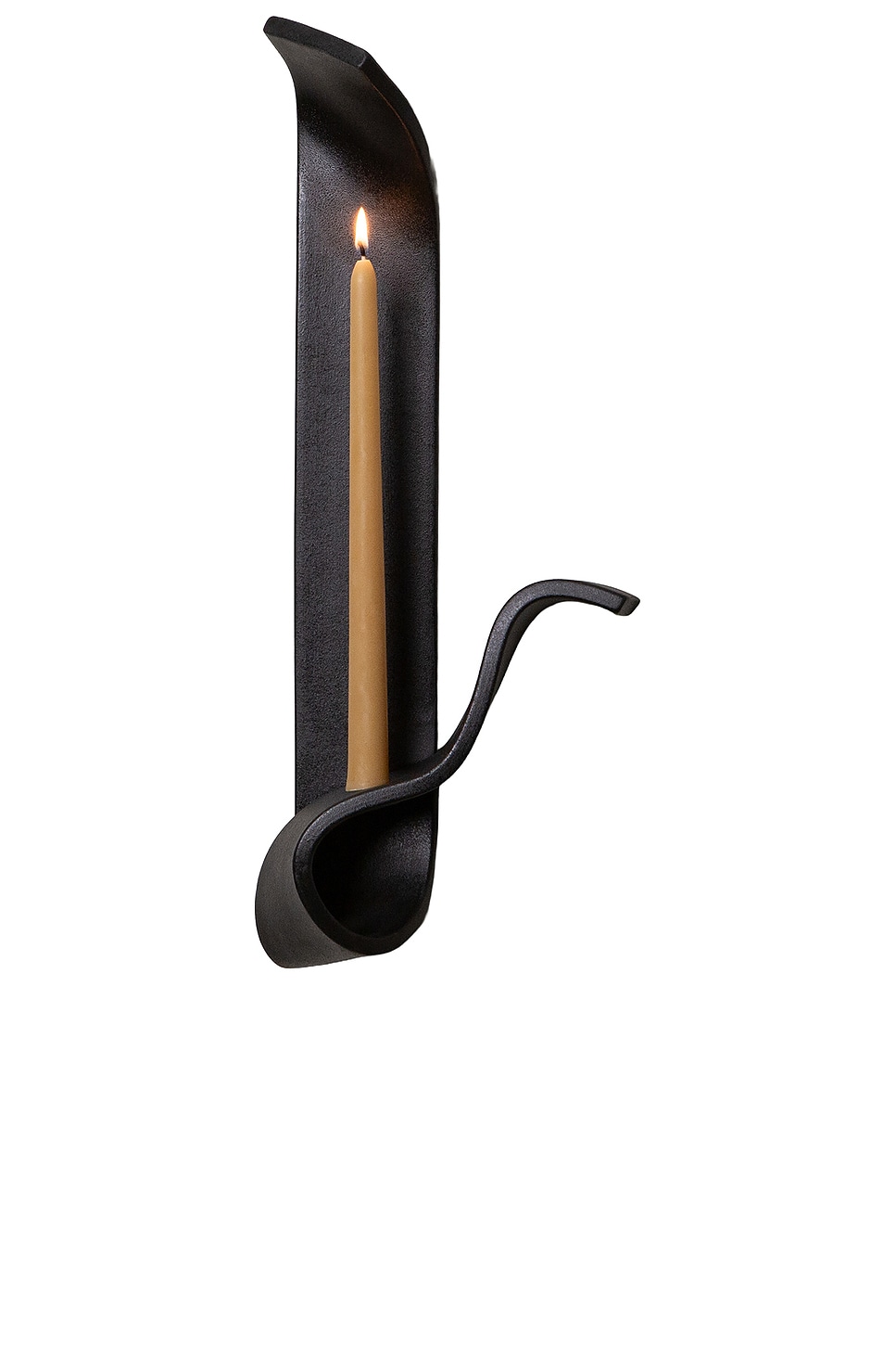 Sin Moonara Right Candle Sconce In Black
