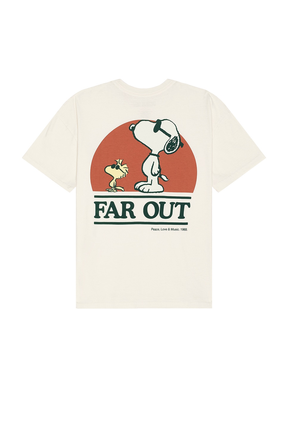 Shop Sixthreeseven Peanuts Far Out Tee In Sand