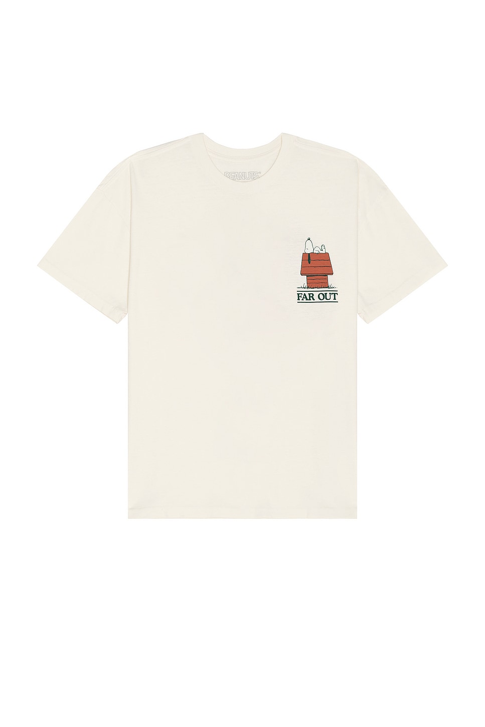 Shop Sixthreeseven Peanuts Far Out Tee In Sand
