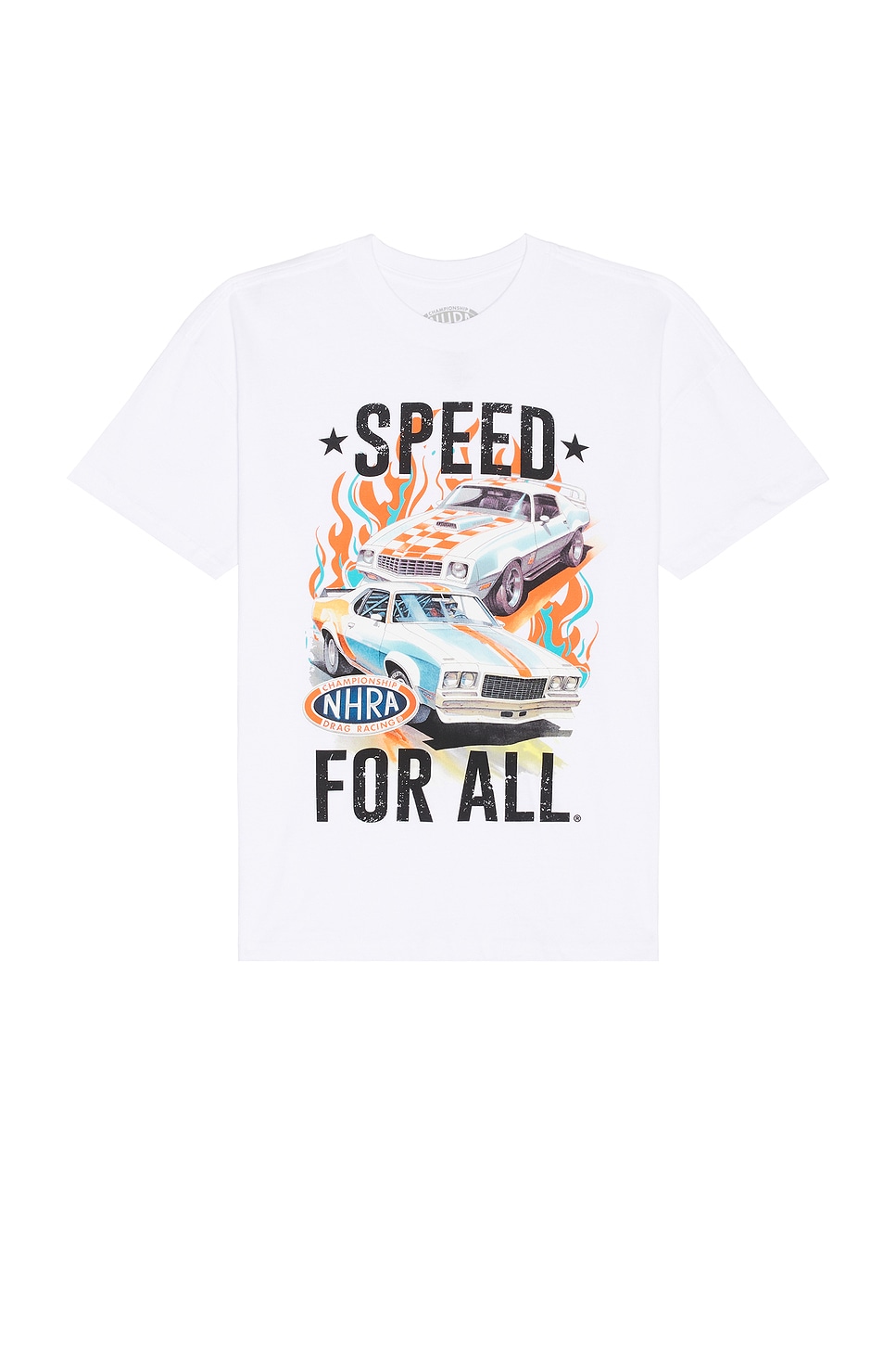 Speed For All Tee in White