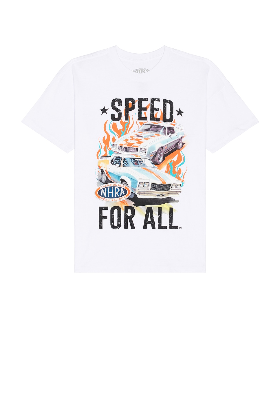 Speed For All Tee in White