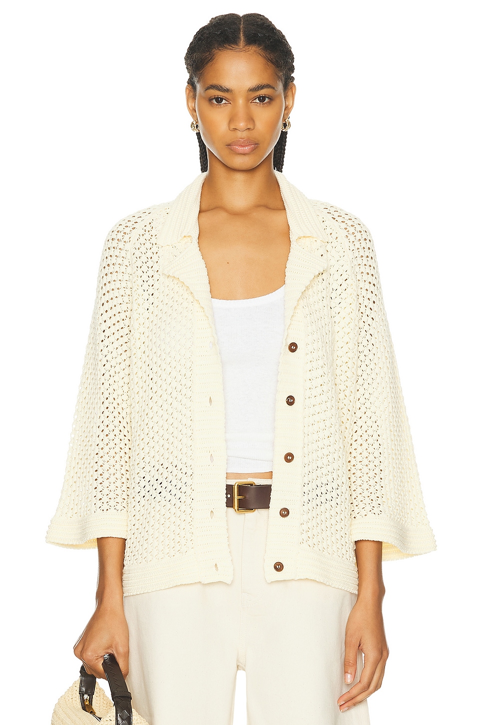 Skall Studio Mari Cardigan In White