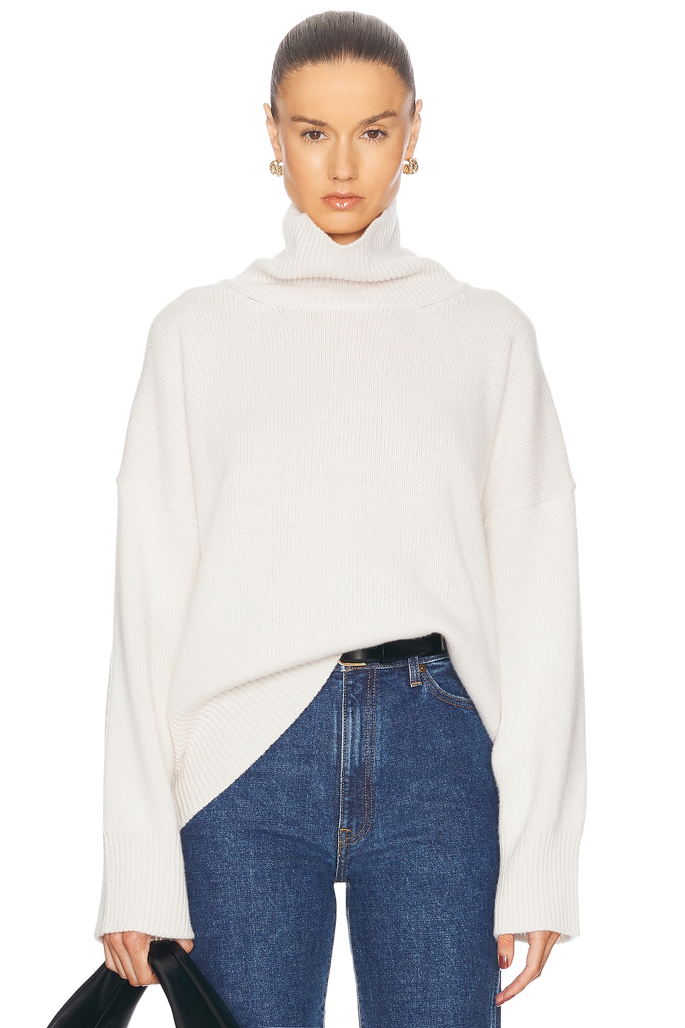 Silene Turtleneck Sweater in Ivory