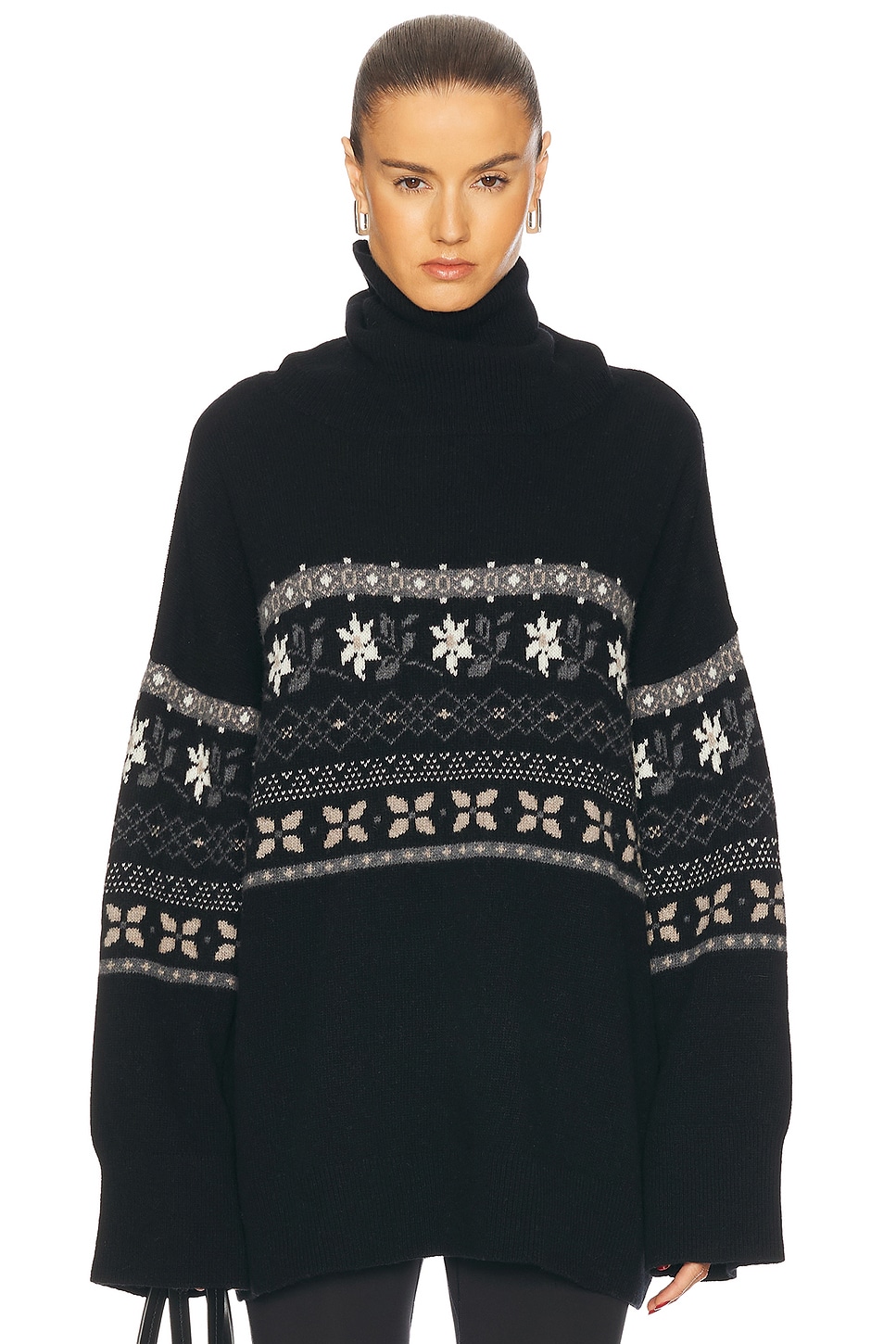 Leonora Turtleneck Sweater in Black