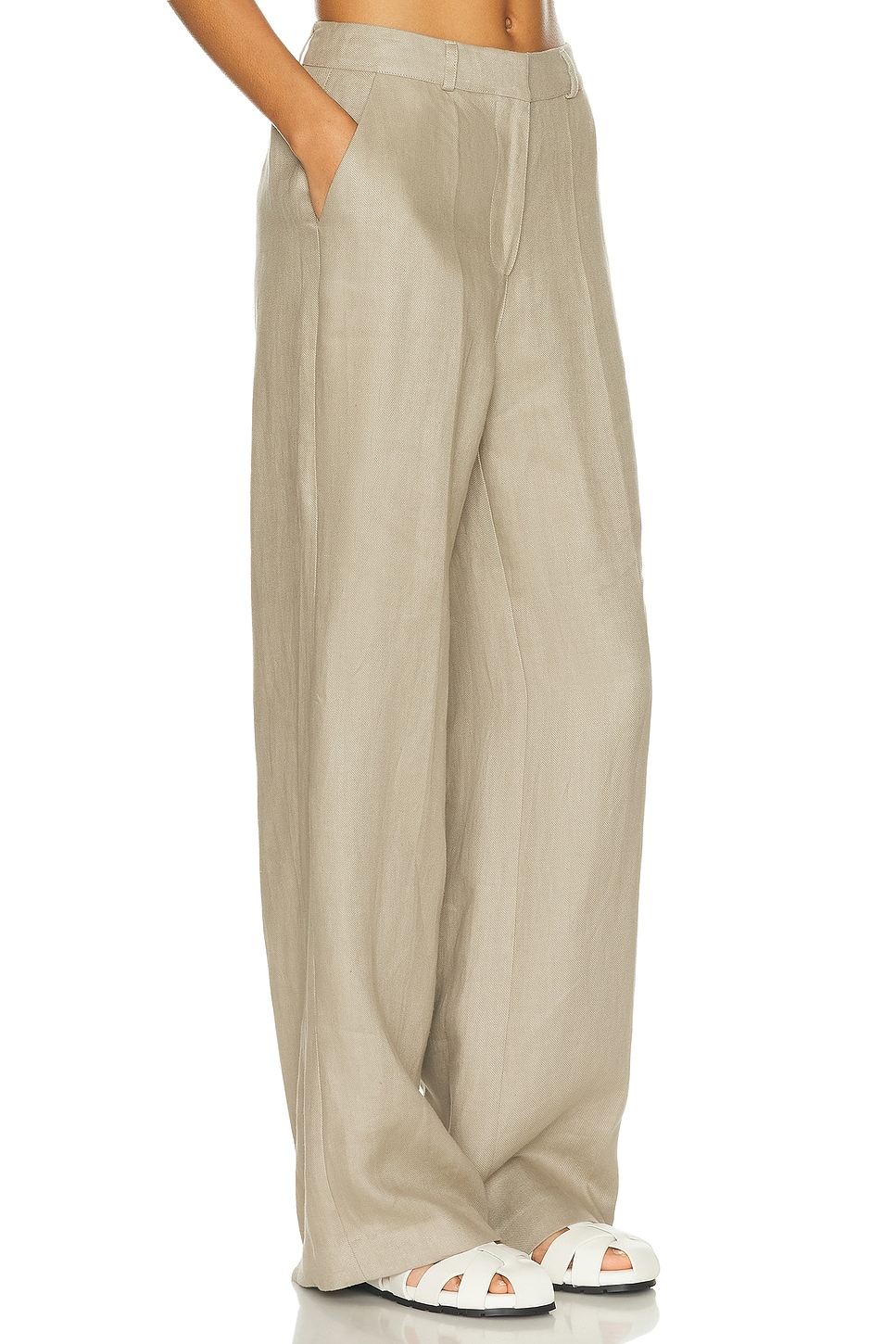 Shop Skall Studio Pirette Trouser In Twig Grey