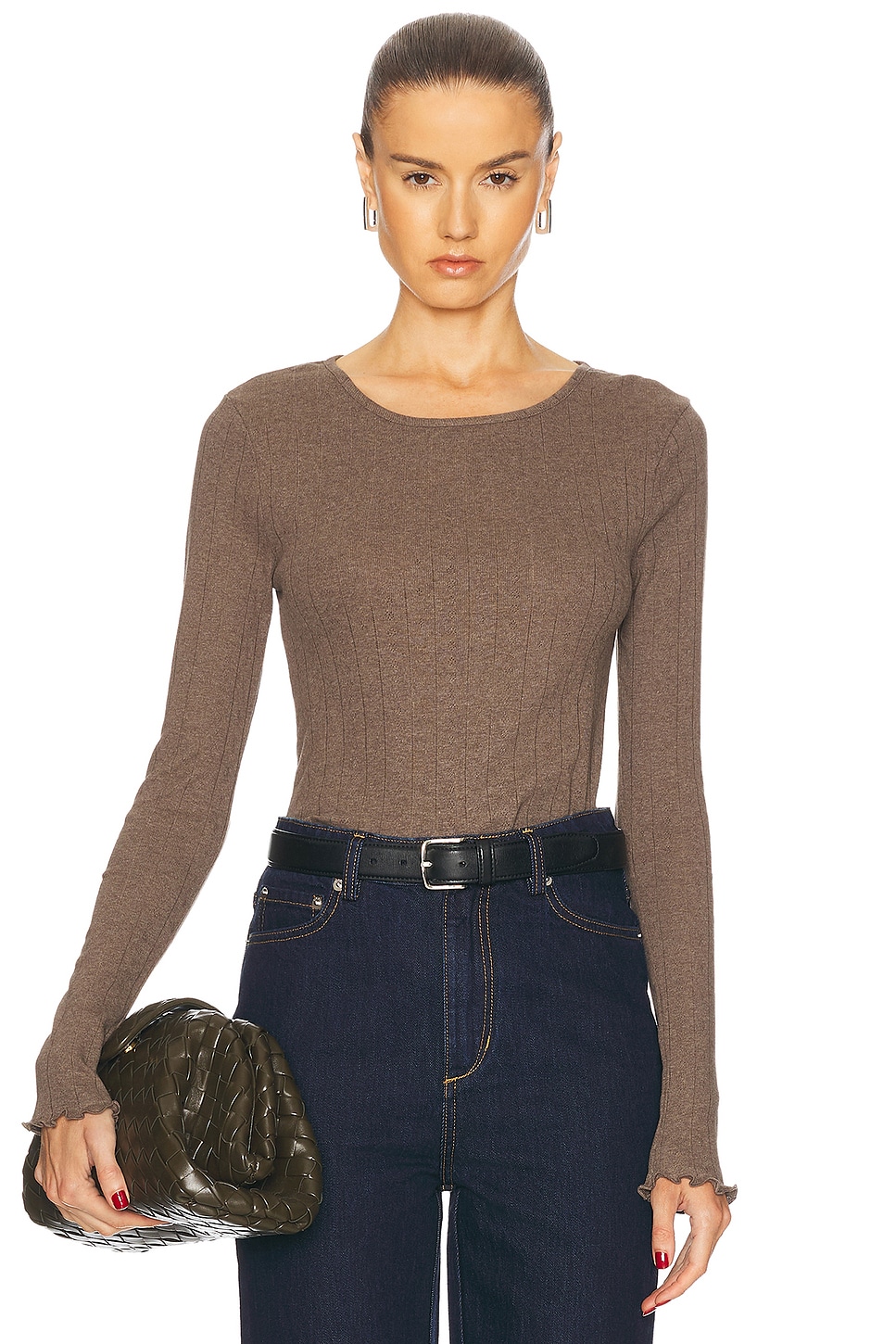 Edie Top in Brown