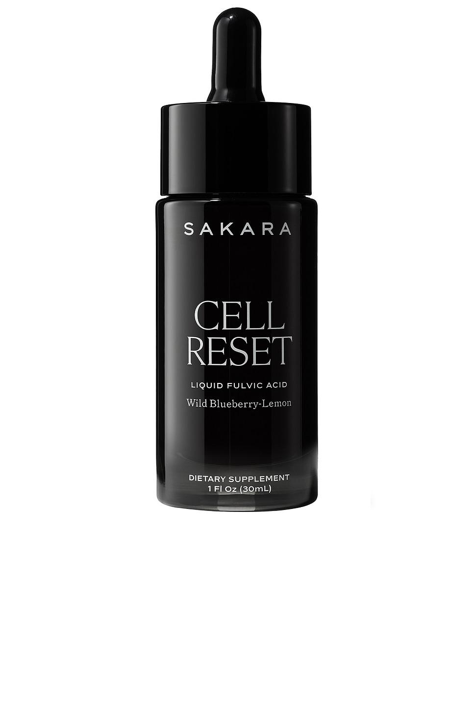Sakara Cell Reset Liquid Fulvic Acid In Black
