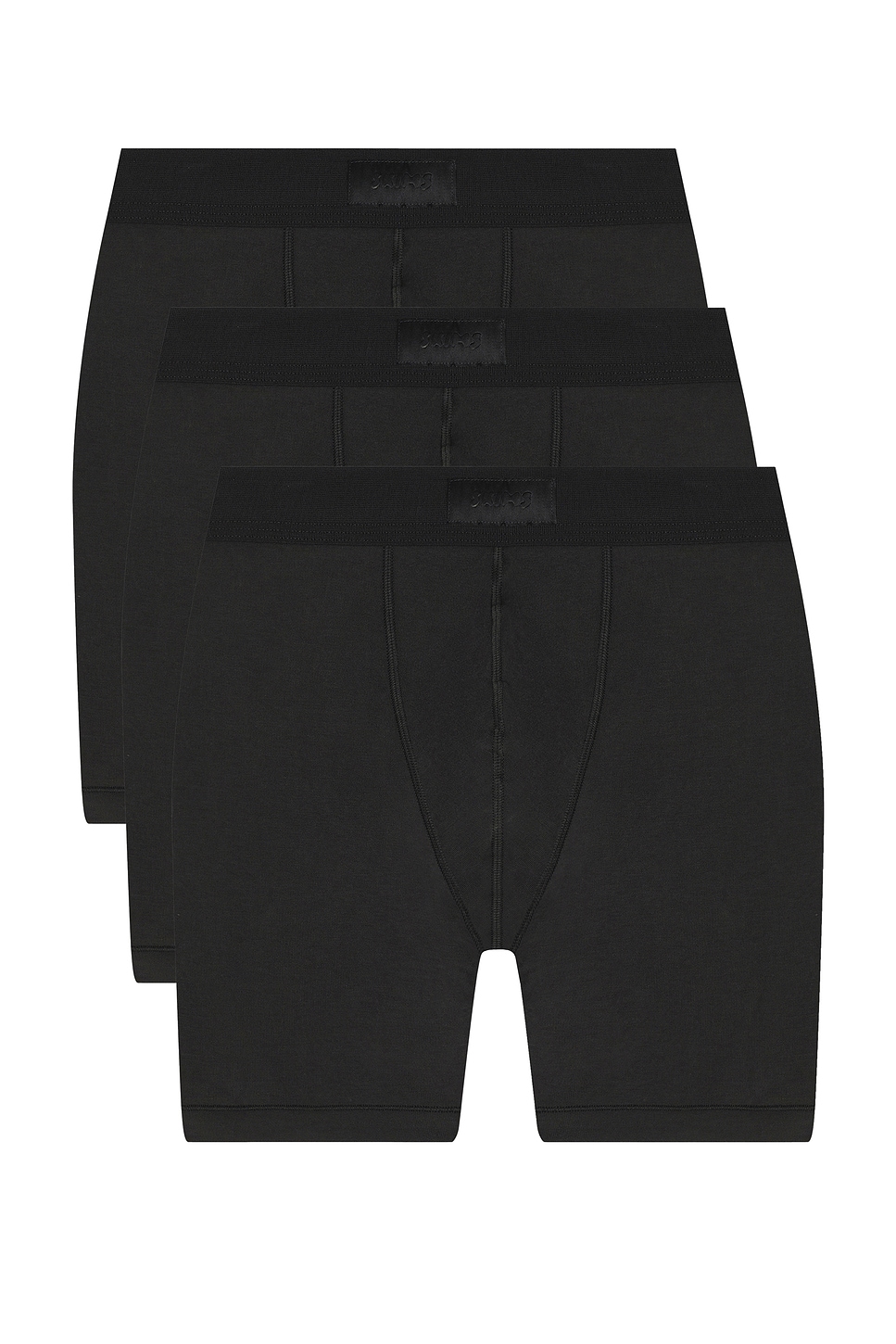Cotton 5 Boxer Brief 3-Pack in Black