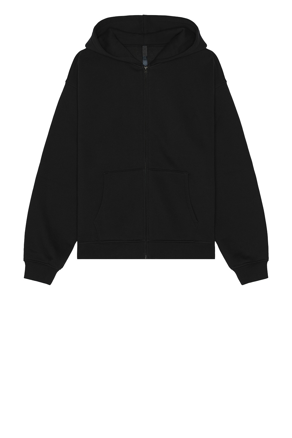 Image 1 of SKIMS Fleece Zip Up Hoodie in Washed Onyx