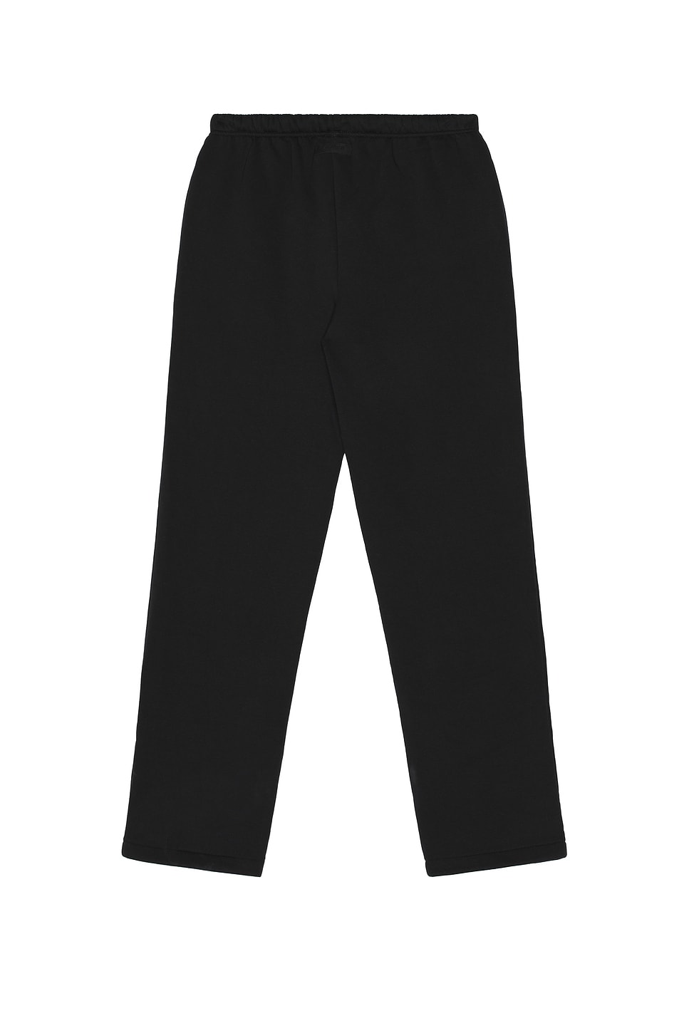 Skims Fleece Straight Leg Pant In Black