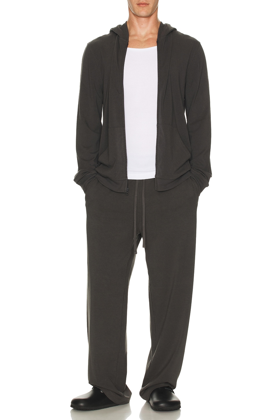 Image 1 of SKIMS Jersey Straight Pant in Ash