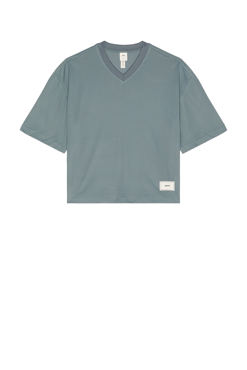 SKIMS V-Neck Cropped Jersey | Thumbnail 6