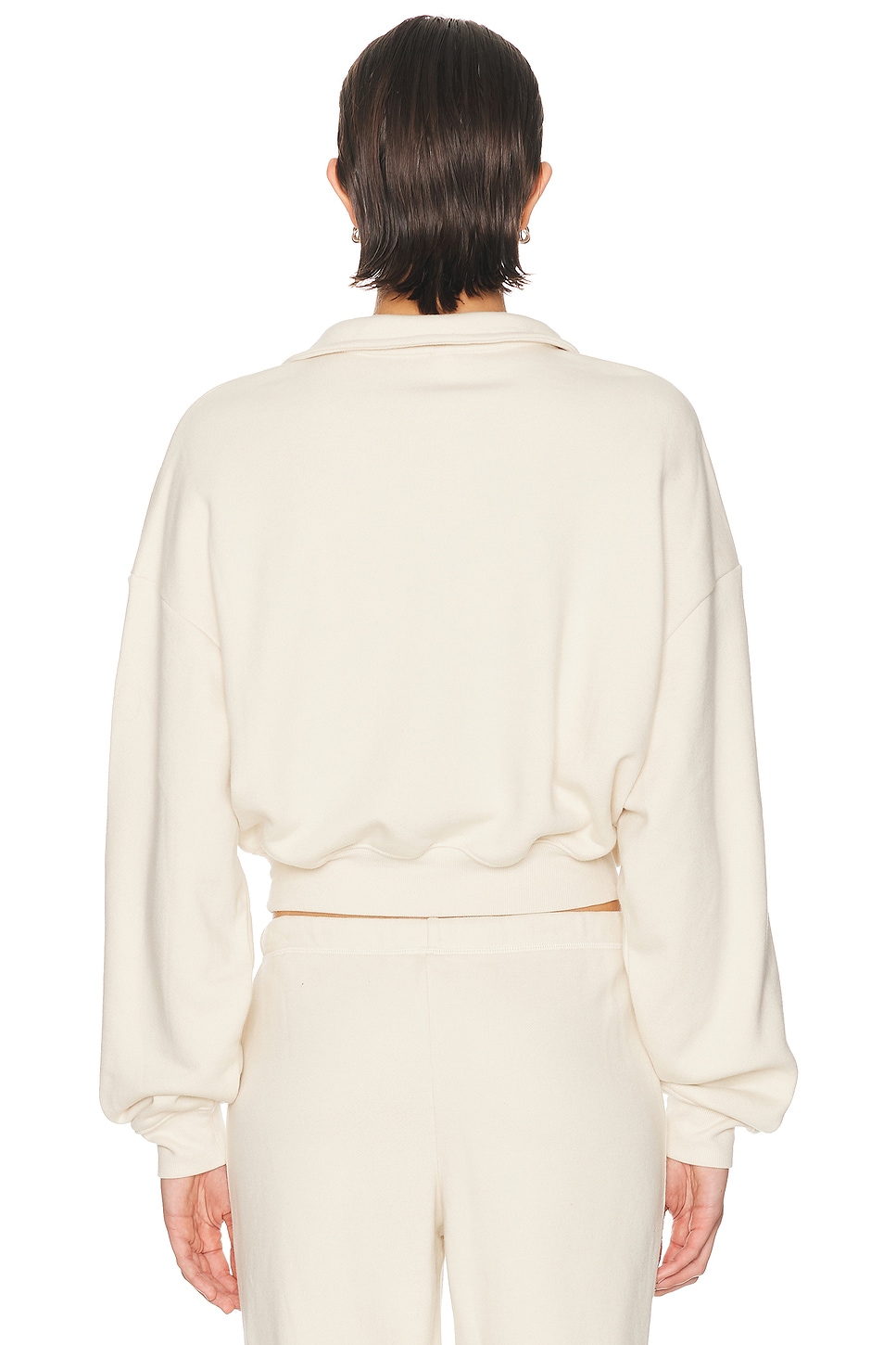SKIMS Drapey French Terry Half Zip Pullover Sweatshirt | Thumbnail 3 SKIMS Drapey French Terry Half Zip Pullover Sweatshirt | Thumbnail 3