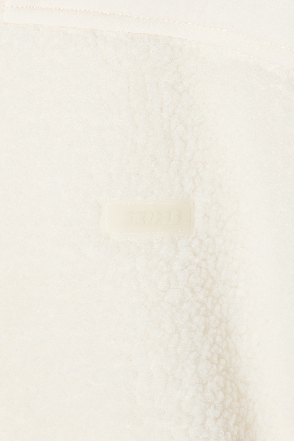 Skims Ski Teddy Boxy Zip Up Jacket