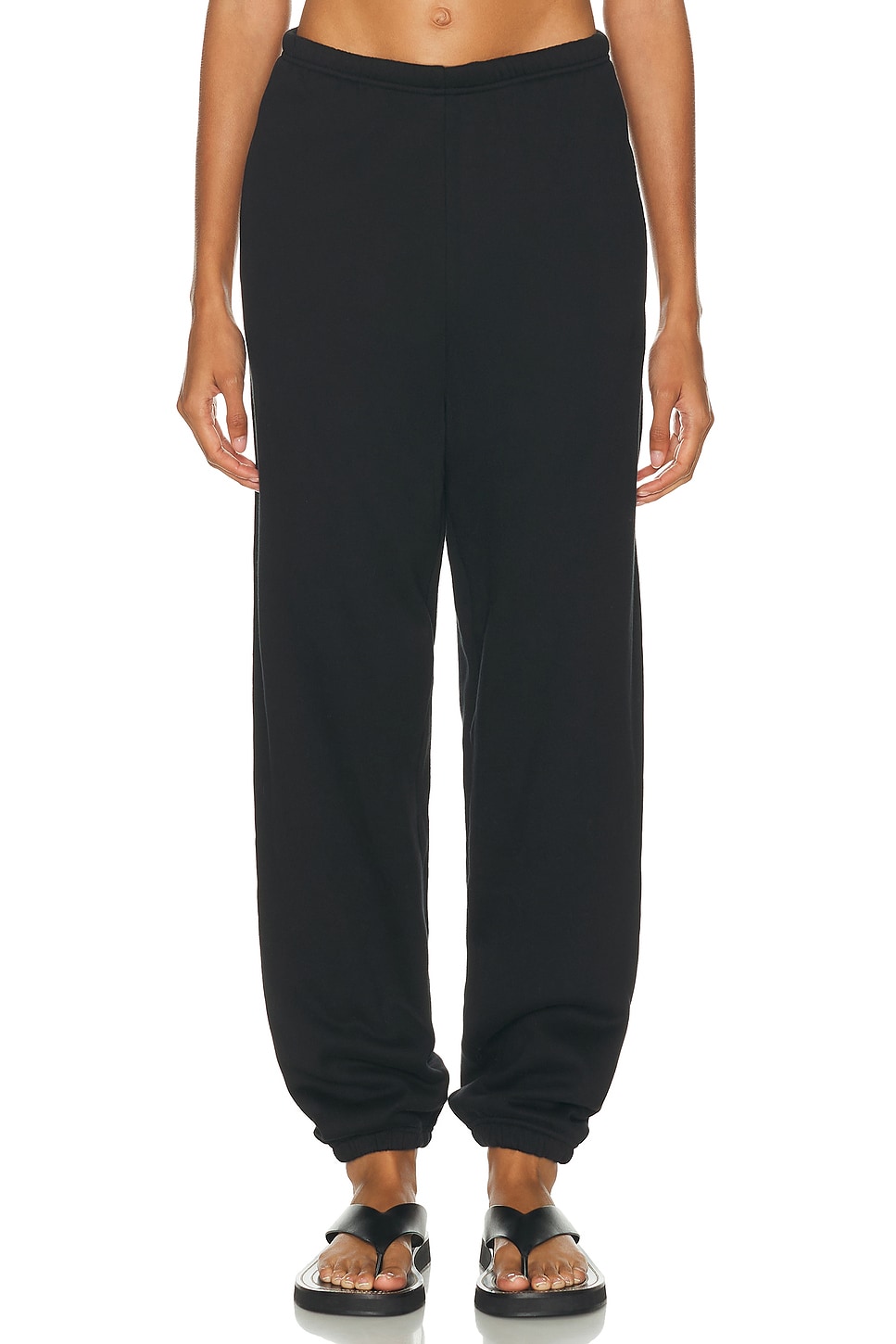 Image 1 of SKIMS Cotton Fleece Classic Jogger in Onyx