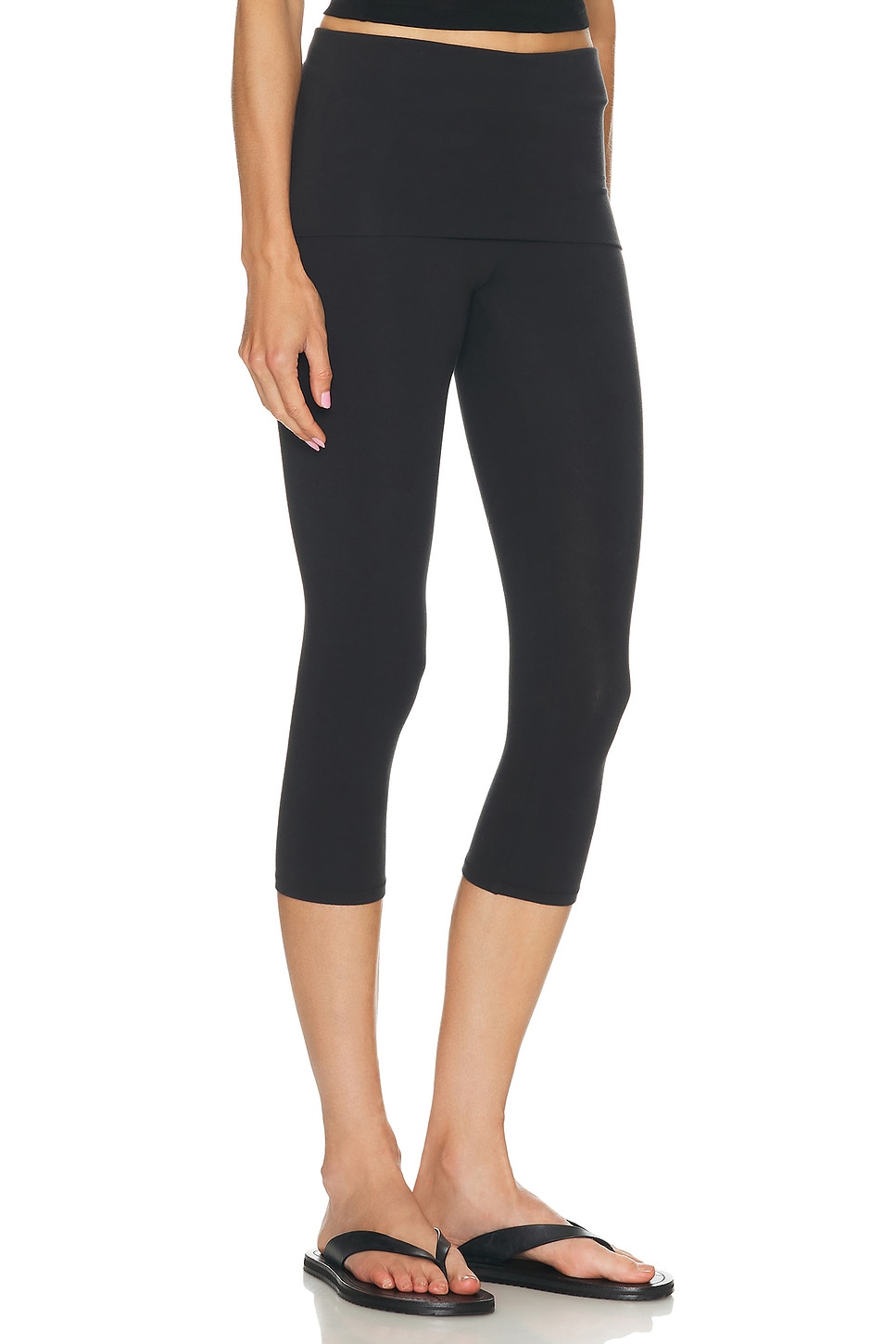 Skims Cotton Jersey Foldover Capri Pant thumbnail