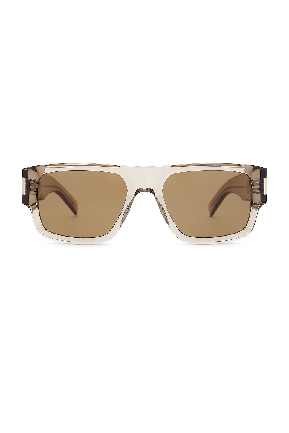 Square Sunglasses in Nude