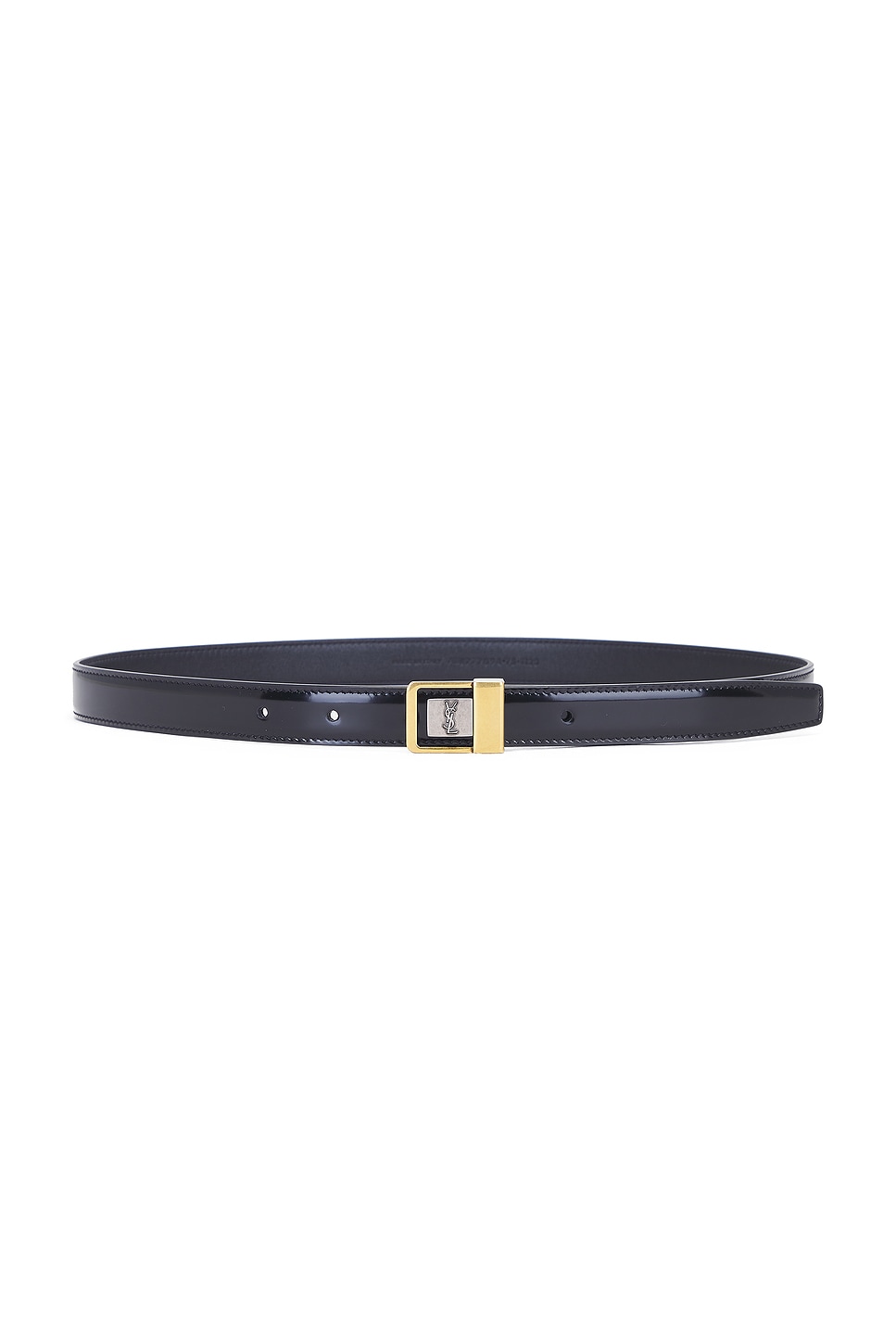 Ysl Boucle La 66 Belt in Black