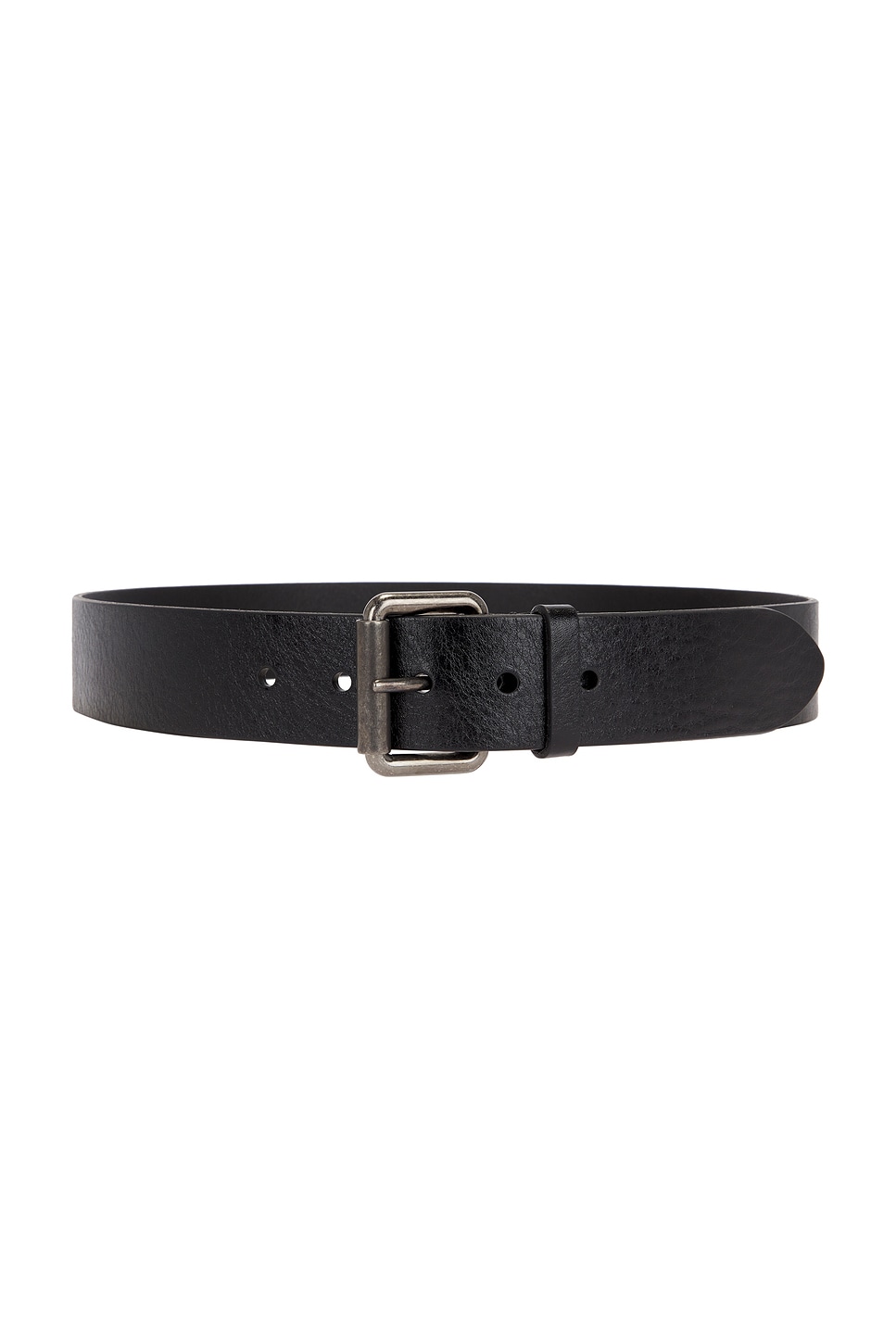 Saint Laurent Large Motorcycle Belt 4cm In Gold