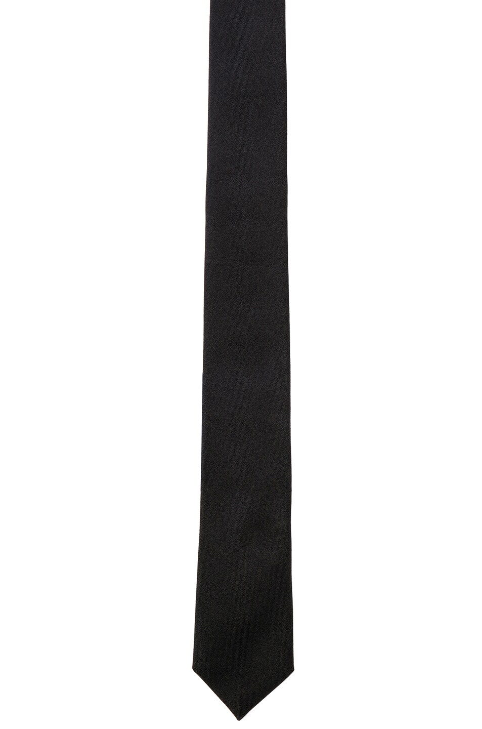 Image 1 of Saint Laurent Satin Tie in Black