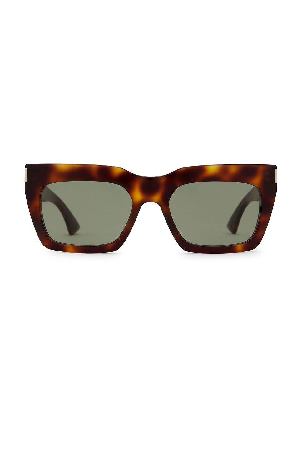 Rectangular Sunglasses in Brown