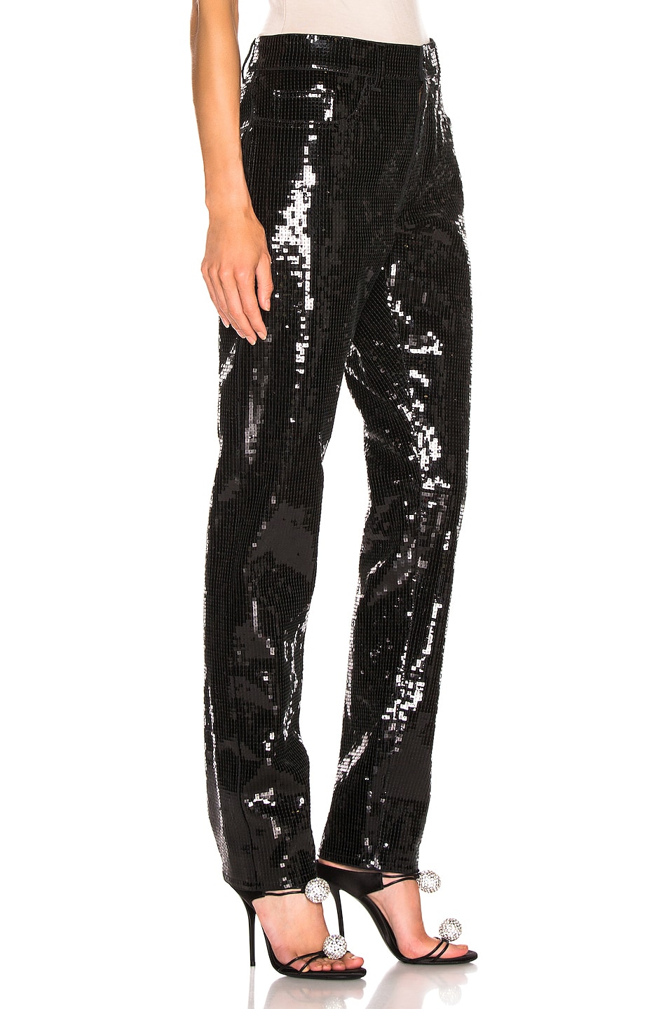 sequin skinny pants