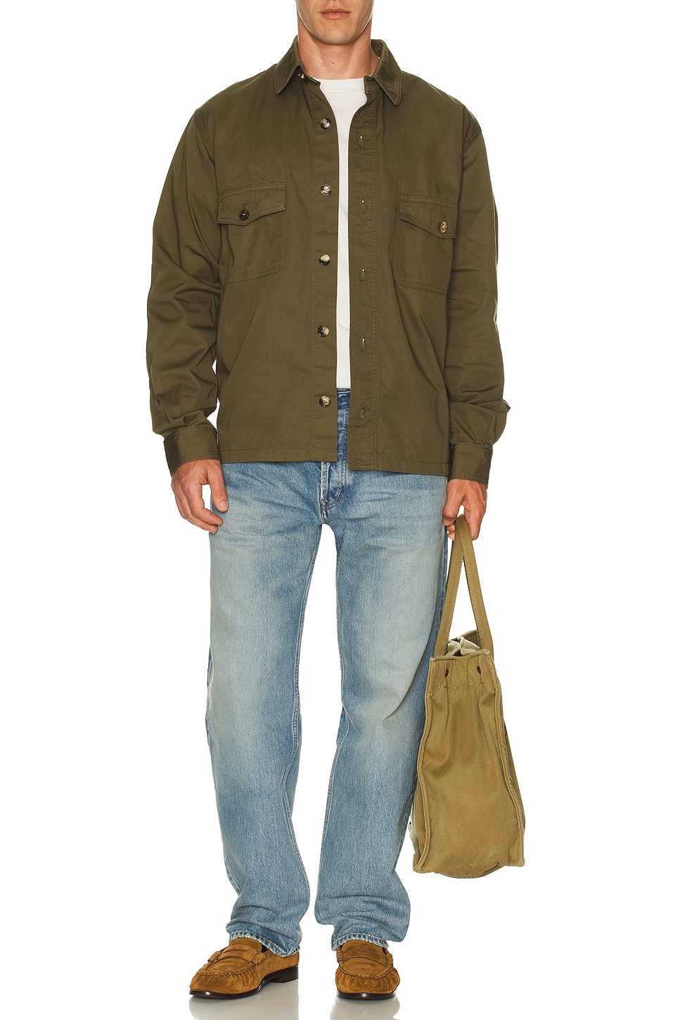 Image 1 of Saint Laurent Long Mick Jean in Nonza Blue