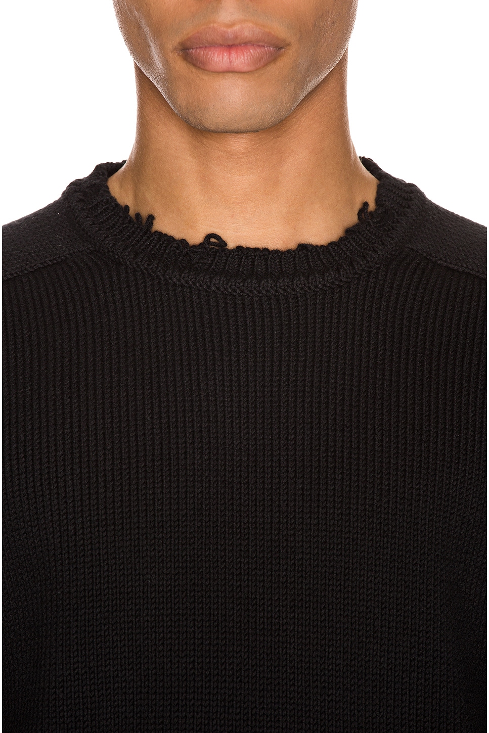 Image 1 of Saint Laurent Used Detail Crewneck in Black