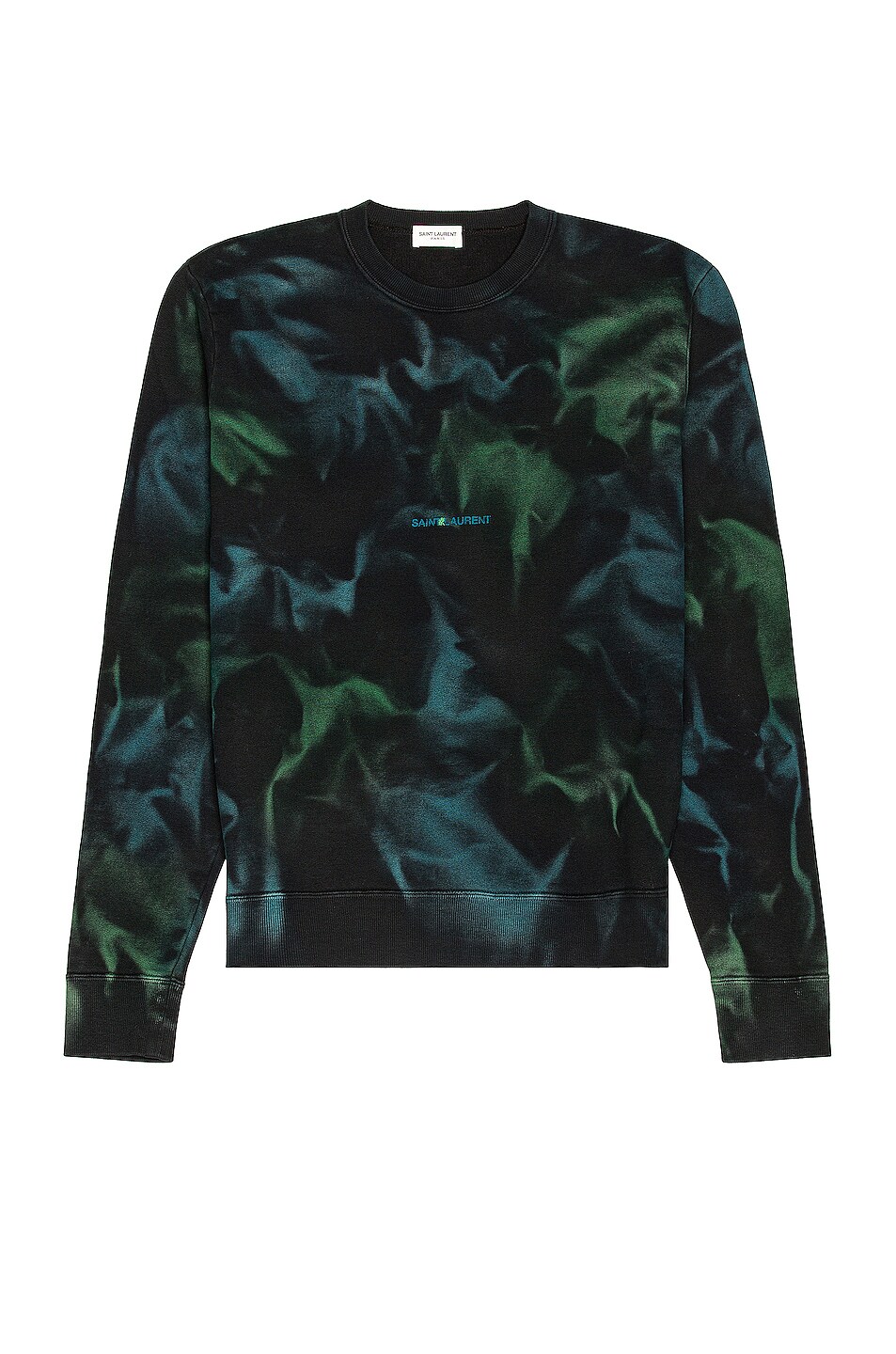 Image 1 of Saint Laurent Sweatshirt in Black & Green