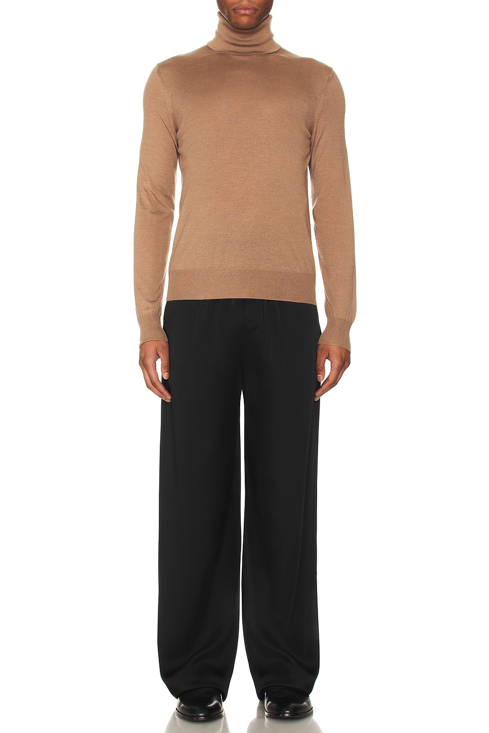 Image 1 of Saint Laurent Sweater in Camel Clair