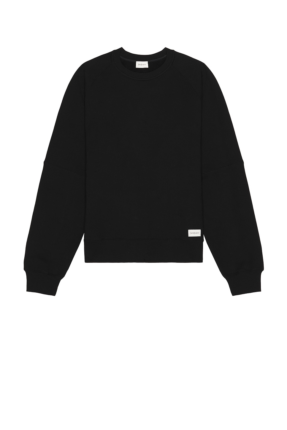 Image 1 of Saint Laurent Oversized Crewneck in Noir