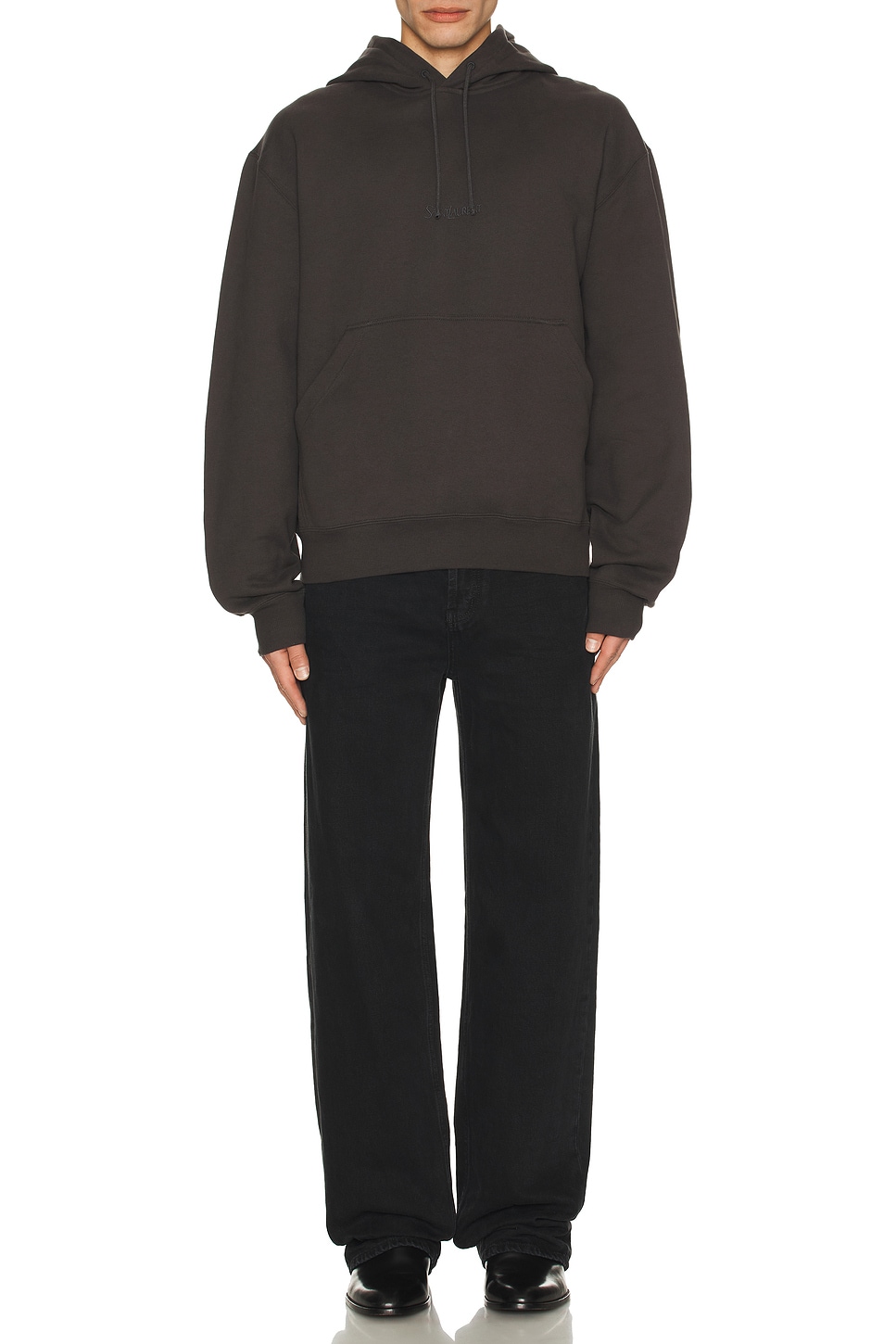 Image 1 of Saint Laurent Hoodie in Acier
