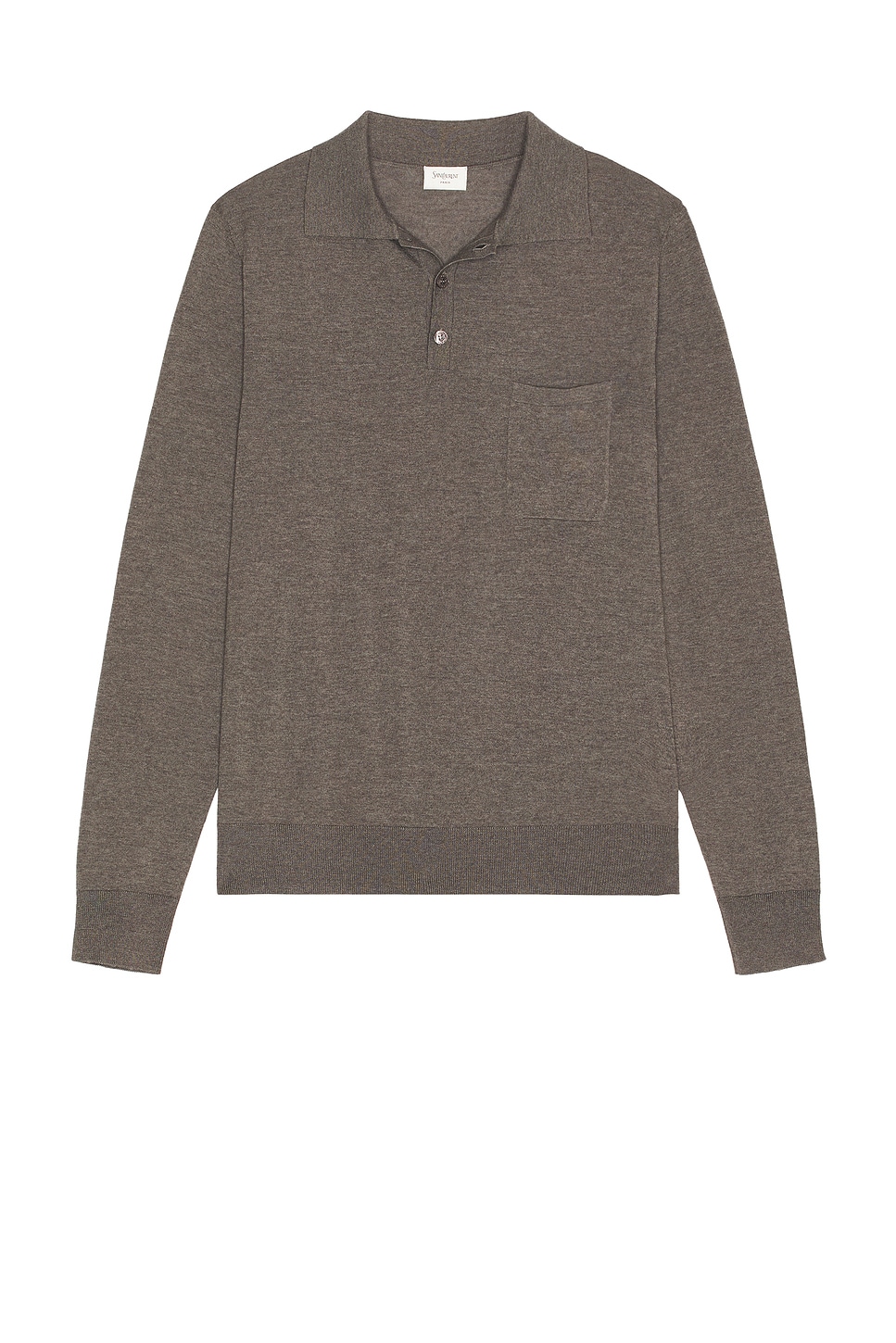 Image 1 of Saint Laurent Polo in Taupe Chine