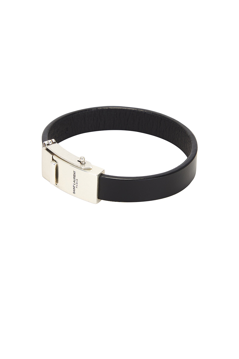 Image 1 of Saint Laurent Ysl Bracelet in Black