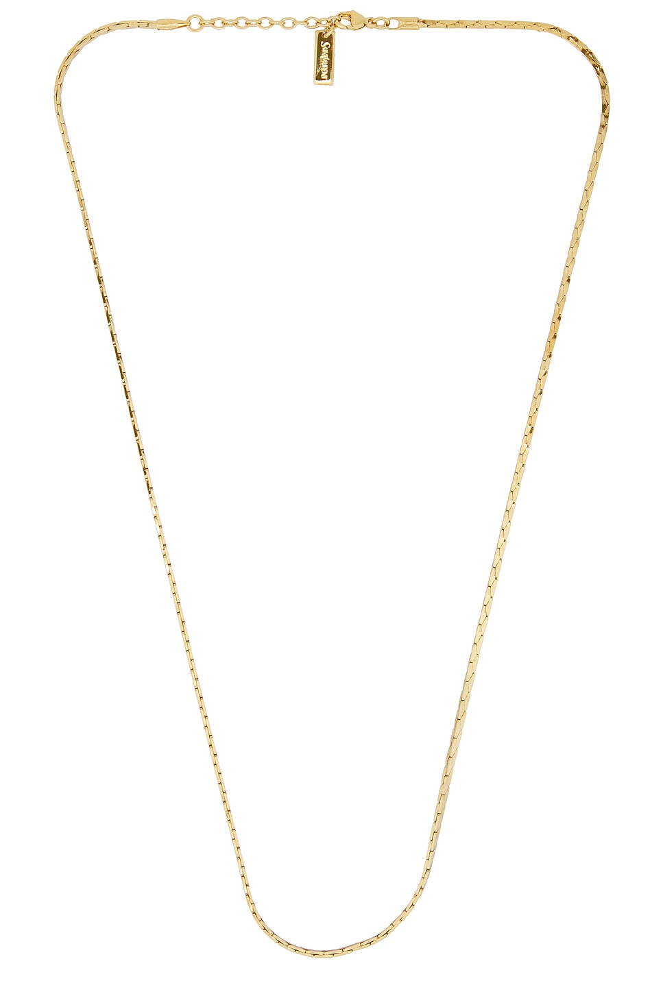 Chain Necklace in Metallic Gold