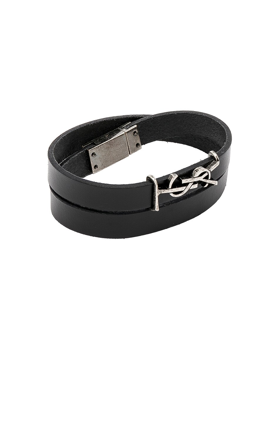 Image 1 of Saint Laurent Bracelet in Black