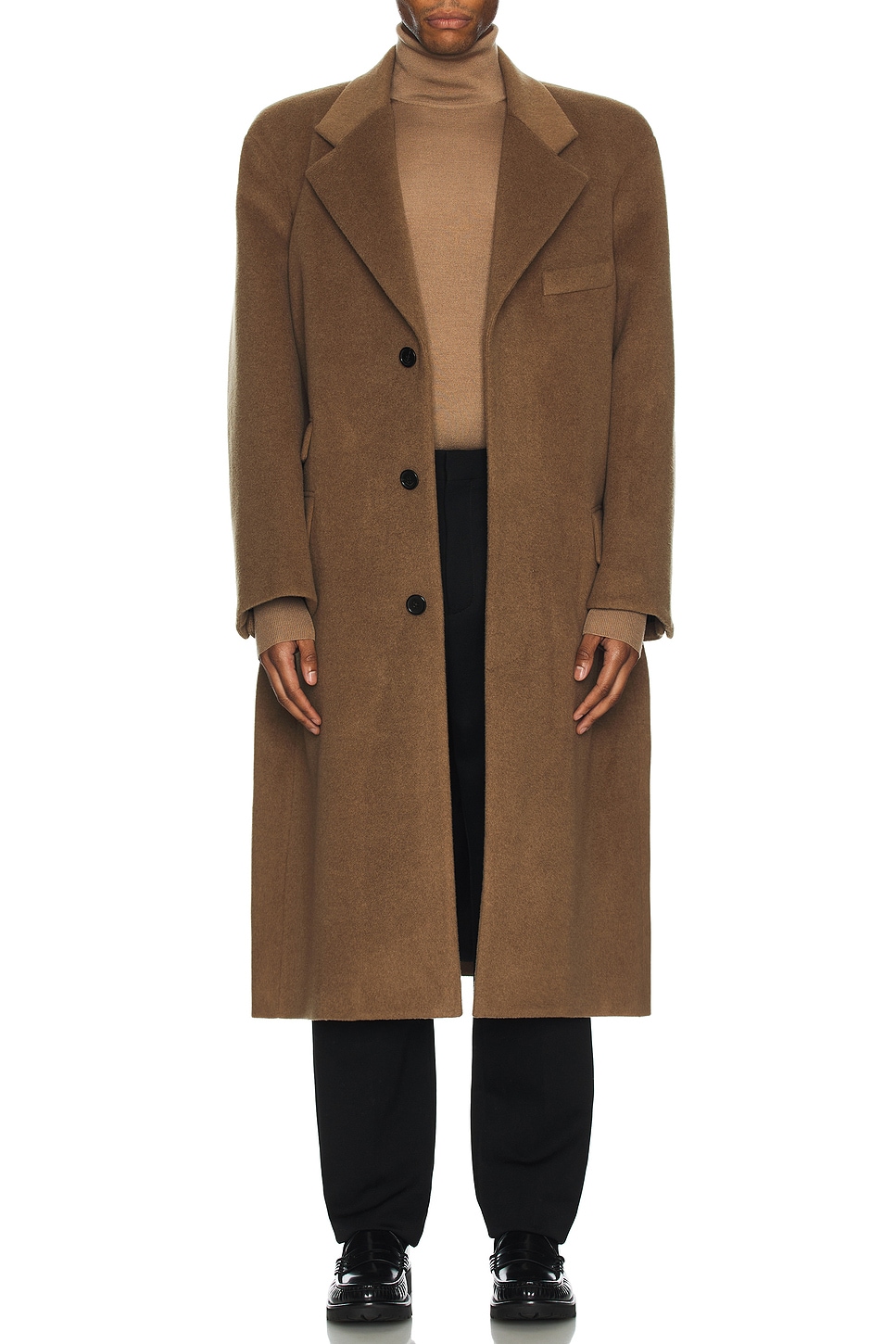 Image 1 of Saint Laurent Manteau Coat in Beige