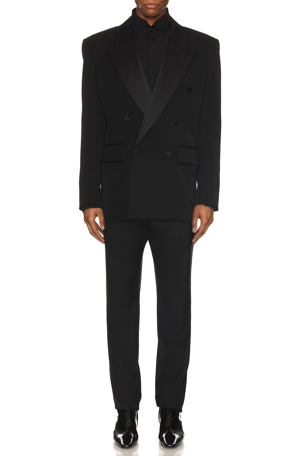 Image 1 of Saint Laurent Veste Sue Basculee in Noir