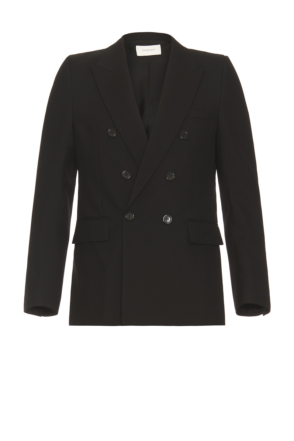 Shop Saint Laurent Veste In Noir