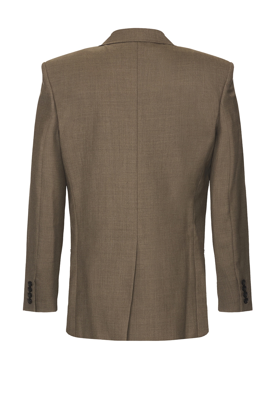 Shop Saint Laurent Veste Armani Bascule Jacket In Taupe Chine