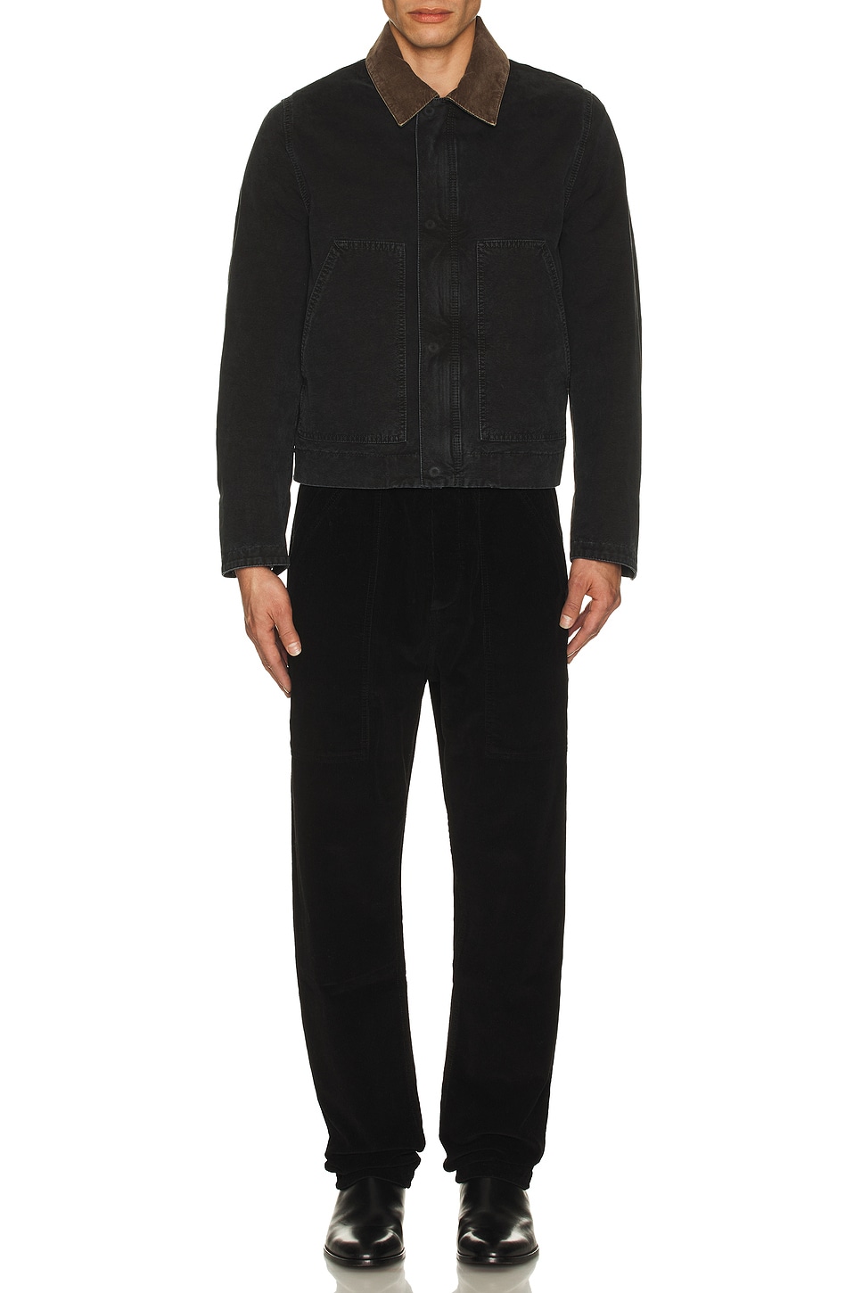 Image 1 of Saint Laurent Work Jacket in Dull Black