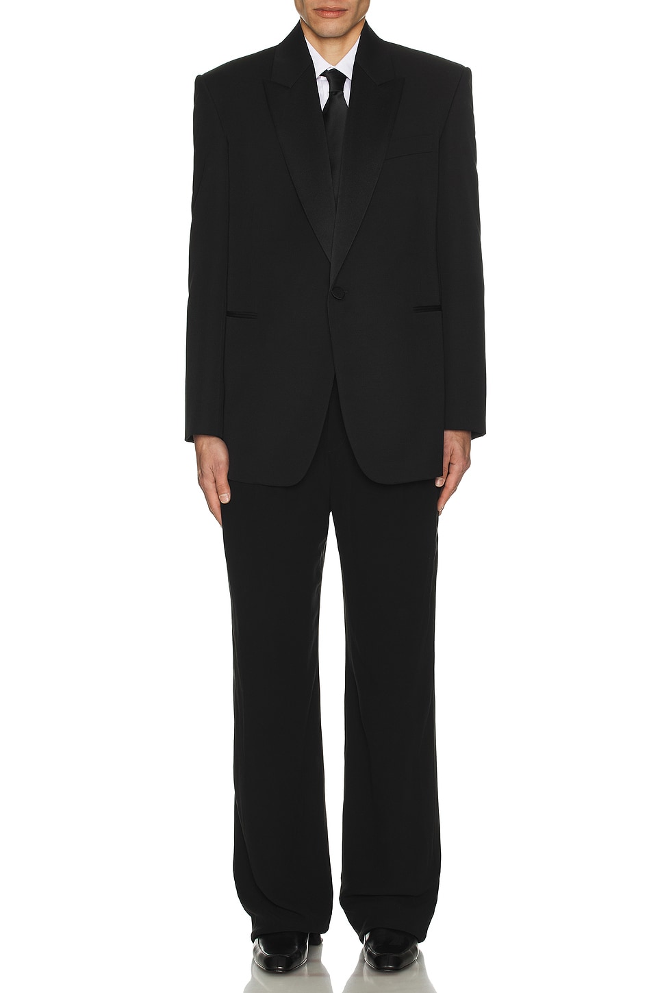 Image 1 of Saint Laurent Tuxedo Blazer in Black