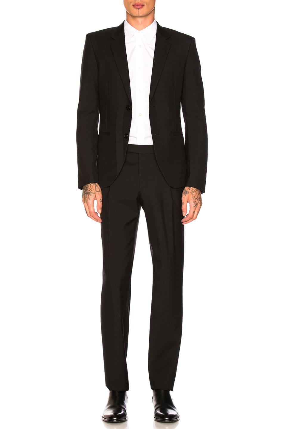 Image 1 of Saint Laurent Gabardine Suit in Black